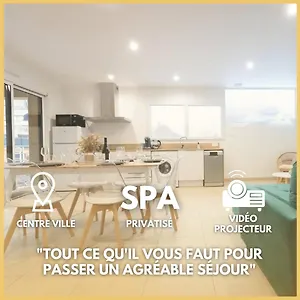 Le Saint Vincent-centre Ville-wifi-parking- Apparthotellagacilly Appartement